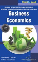 Business Economics/ B.COM- 1 YEAR (NEP2020 Department Of Higher Education) Madhya Pradesh