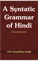 A Syntactic Grammar of Hindi