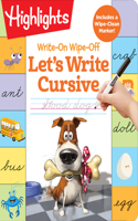 Write-On Wipe-Off: Let's Write Cursive: (Write-On Wipe-Off)