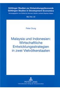 Malaysia Und Indonesien: Wirtschaftliche Entwicklungsstrategien in Zwei Vielvoelkerstaaten