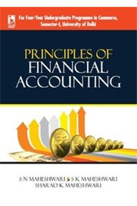Principles Of Financial Accounting: University Of Delhi