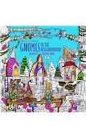 Zendoodle Coloring Presents Gnomes in the Neighborhood