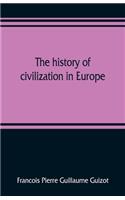 history of civilization in Europe