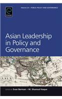 Asian Leadership in Policy and Governance