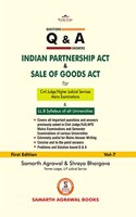 Questions and Answers: Indian Partnership Act and Sale of Goods Act- Volume 7