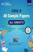 CBSE Class X 2020 : 40 Sample Papers