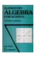 Elementary Algebra for School