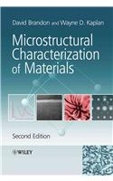 Microstructural Characterization of Materials