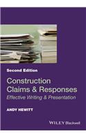 Construction Claims and Responses - Effective Writing & Presentation, 2e