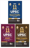 11 Yearwise Upsc Civil Services IAS Mains Essay + Compulsory English + General Studies Papers 1 - 4 Year-Wise Solved Papers (2013 - 2022) with Gs 5 Practice Sets