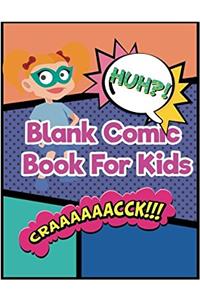 Blank Comic Book For Kids