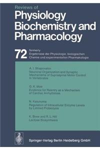 Reviews of Physiology, Biochemistry and Pharmacology