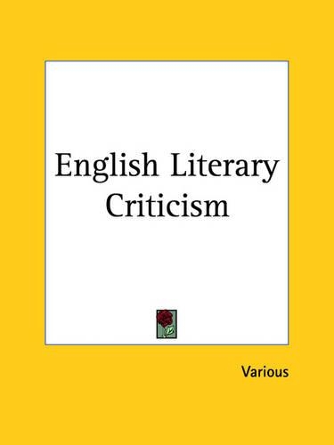English Literary Criticism