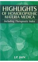 Highlights of Homoeopathic Materia Medica