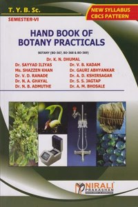 HAND BOOK OF BOTANY PRACTICALS: Botany (BO-367, BO-368 & BO-369) (Third Year BSc Semester 6)
