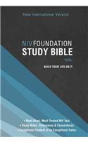 NIV, Foundation Study Bible, Hardcover, Red Letter Edition
