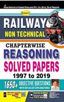 Kiran Railway Non Technical Chapterwise Reasoning Solved Papers 1997 To 2019 (2820)