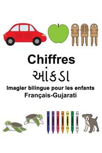 Français-Gujarati Chiffres Imagier bilingue pour les enfants
