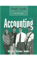 Accounting, Sixth Edition Study Guide Chapters 12-26