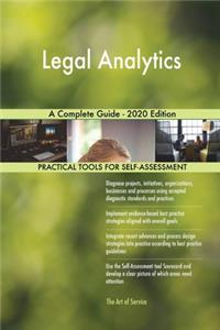 Legal Analytics A Complete Guide - 2020 Edition