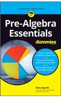 Pre-Algebra Essentials For Dummies