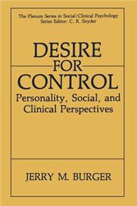 Desire for Control