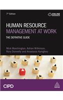 Human Resource Management at Work