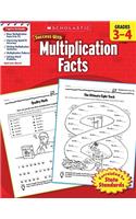 Scholastic Success with Multiplication Facts: Grades 3-4 Workbook