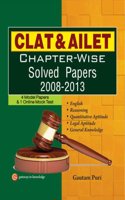 CLAT & AILET CHAPTER-WISE Solved Papers 2008-2013 (4 Model Papers & 1 Online Mock Test)