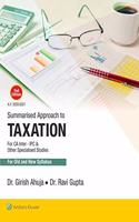 Summarised Approach to Taxation, For CA Inter/IPCC, Applicable for May 2020 and onwards