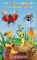 Insects and bugs coloring book for kids