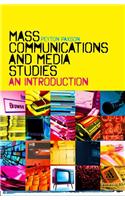 Mass Communications and Media
Studies