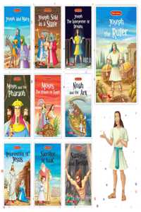 Bible Stories Set of 10 Books for Kids | Featuring 