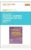 Saunders Strategies for Test Success - Pageburst E-Book on Kno (Retail Access Card): Passing Nursing School and the NCLEX Exam