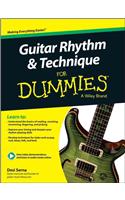 Guitar Rhythm and Techniques for Dummies, Book + Online Video and Audio Instruction