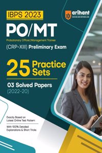 Arihant 25 Practice Sets IBPS Bank PO/MT Pre Exam 2023