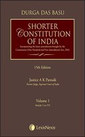 DD Basu?s Shorter Constitution of India (Set of 2 Volumes)