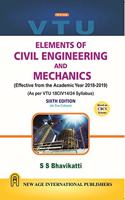 Elements Of Civil Engineering And Mechanics (As Per Latest Vtu Syllabus) - Two Colour Edition