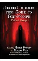 Horror Literature from Gothic to Post-Modern