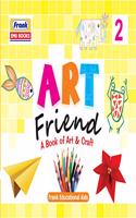 Frank EMU Books Art Friend - A Book of Art & Craft 2 - Drawing, Colouring and Craft Activity Book for Kids Age 6 Years and Above
