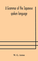 grammar of the Japanese spoken language