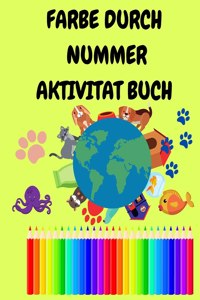Farbe durch Nummer Aktivität Buch