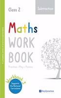 Key2practice Maths Workbook for Class 2 - Topic Subtraction (Activity Based Worksheets)
