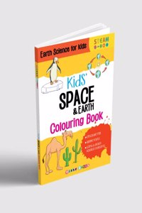 KIDS' SPACE & EARTH COLOURING BOOK