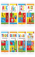 Preschool Complete Learning Activity Pack for Kids (Box Set of 8 Books)