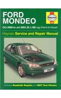 Ford Mondeo Petrol & Diesel (Oct 00 - Jul 03) Haynes Repair Manual
