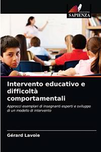 Intervento educativo e difficoltà comportamentali