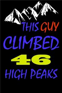 This guy climbed 46 high peaks