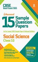 CBSE New Pattern 15 Sample Paper Social Science Class 10 for 2021 Exam with reduced Syllabus