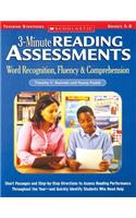 3-Minute Reading Assessments Prehension